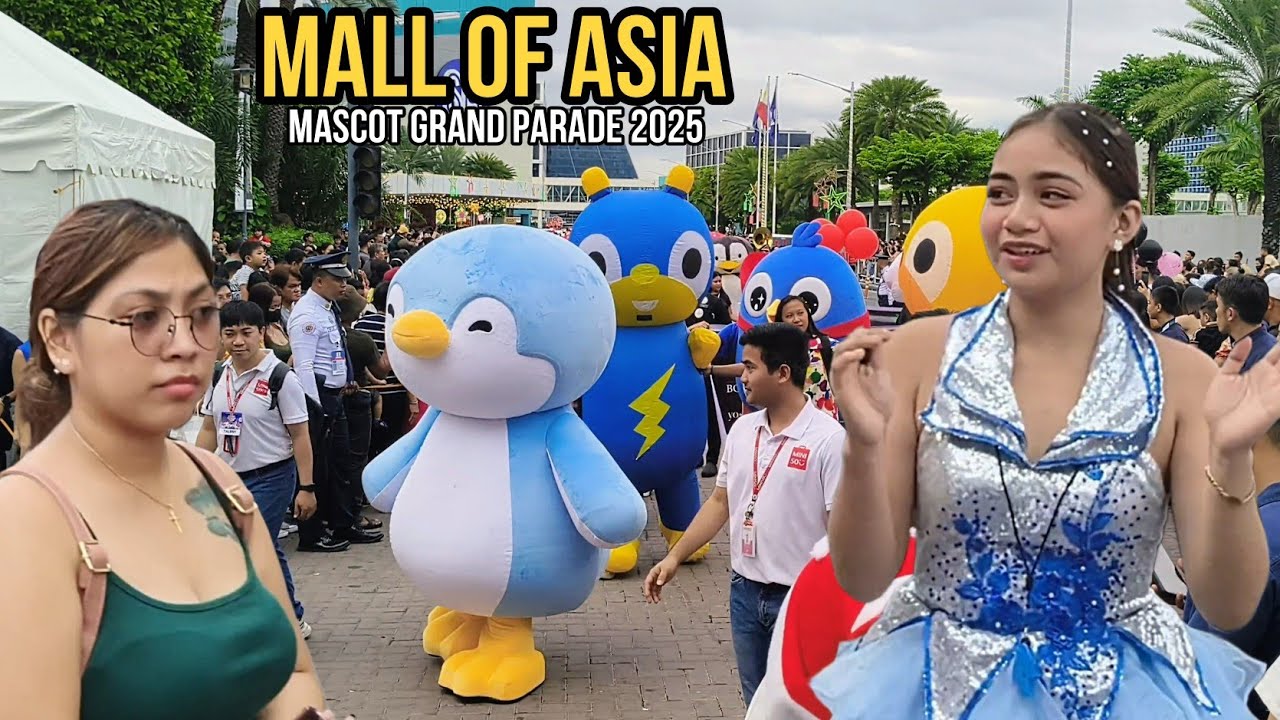 MALL OF ASIA GRAND MASCOT PARADE 2025 | PASAY CITY, PHILIPPINES[4K]