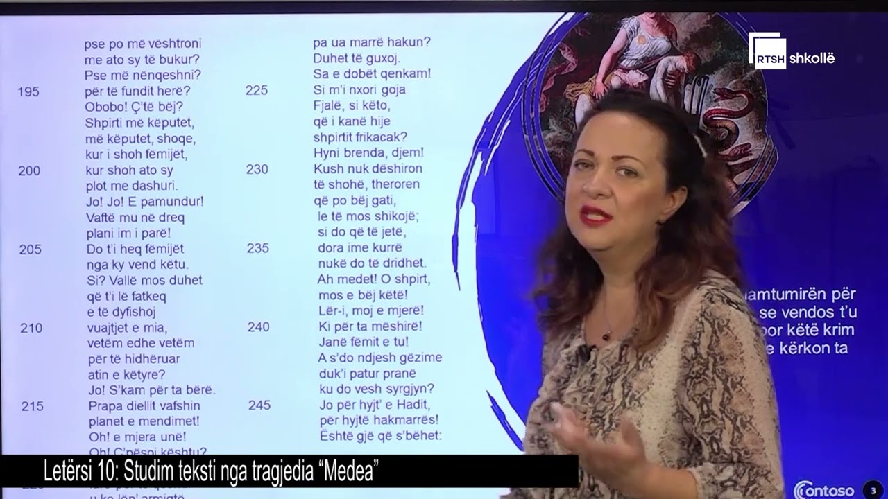 Studim teksti nga tragjedia “Medea” | Letërsi 10