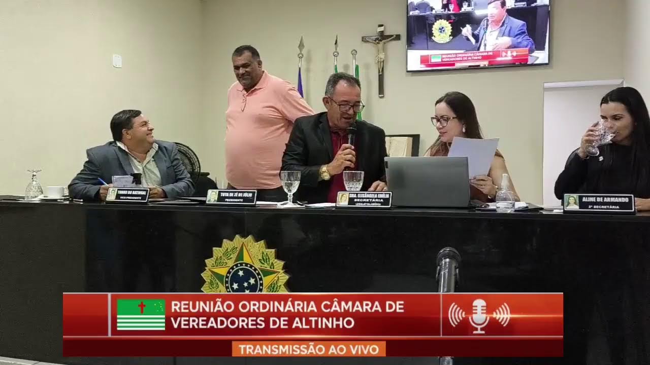 Reunião ordinária câmara de vereadores de Altinho 25/02/26