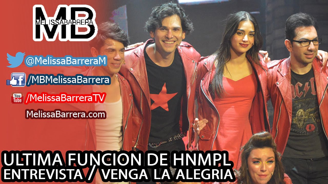 Melissa Barrera - Termina HNMPL (Venga La Alegria)