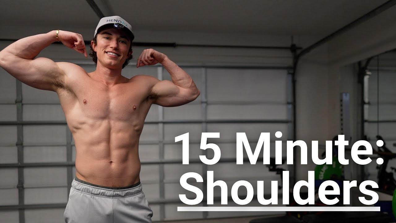 15 MINUTE SHOULDER WORKOUT (DUMBBELLS) with Dr. Tyler