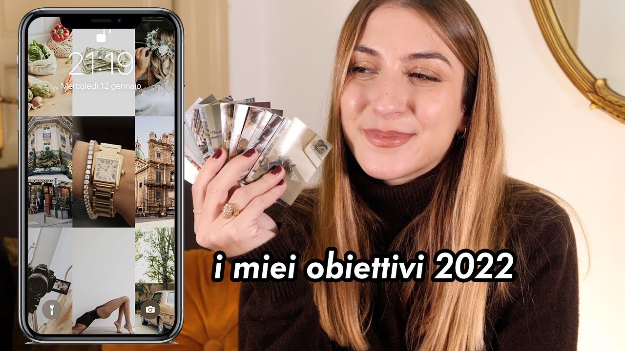 COME CREARE UNA VISION BOARD e RAGGIUNGERE i propri OBIETTIVI ✨ 2022 || LaRetr&ograve;