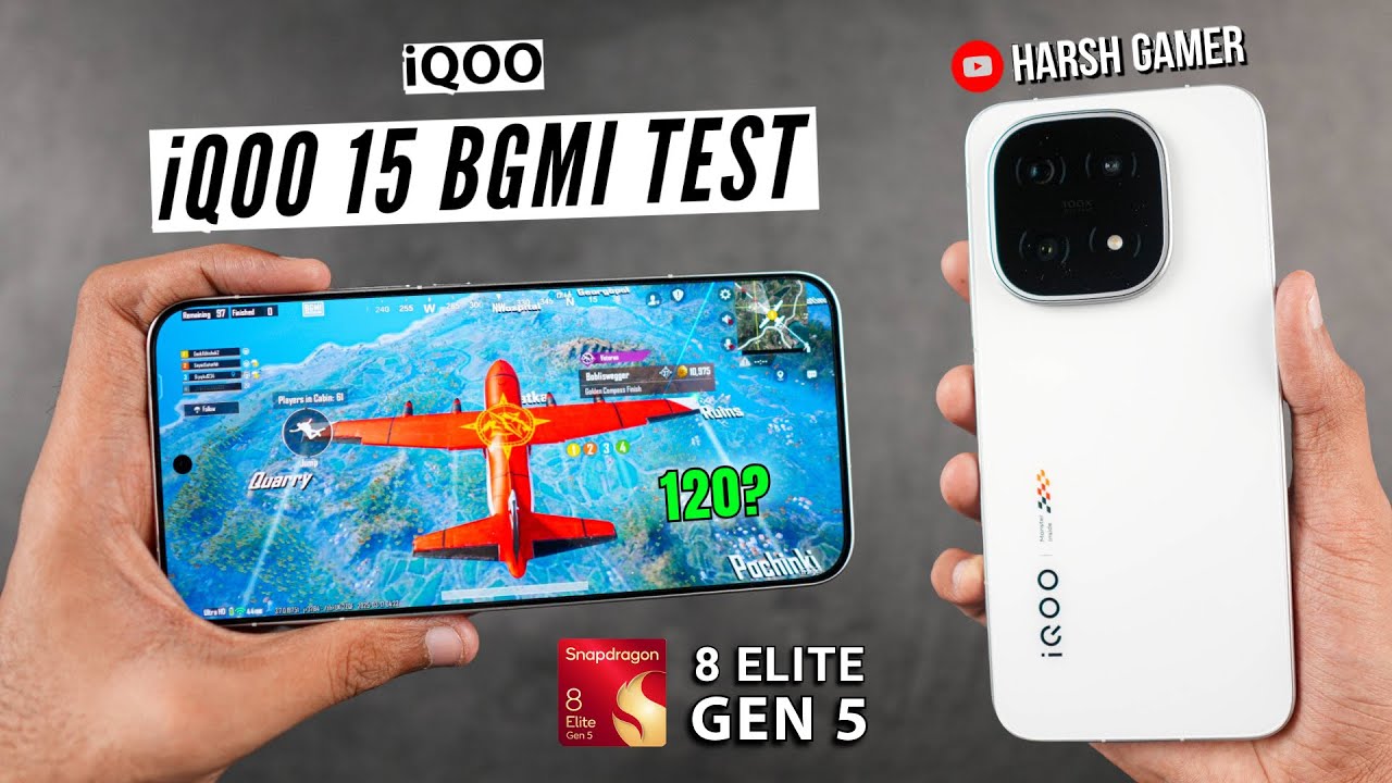 iQOO 15 Unboxing & BGMI Test with FPS Meter, Heating & Battery Test | SD 8 Elite Gen 5 🔥