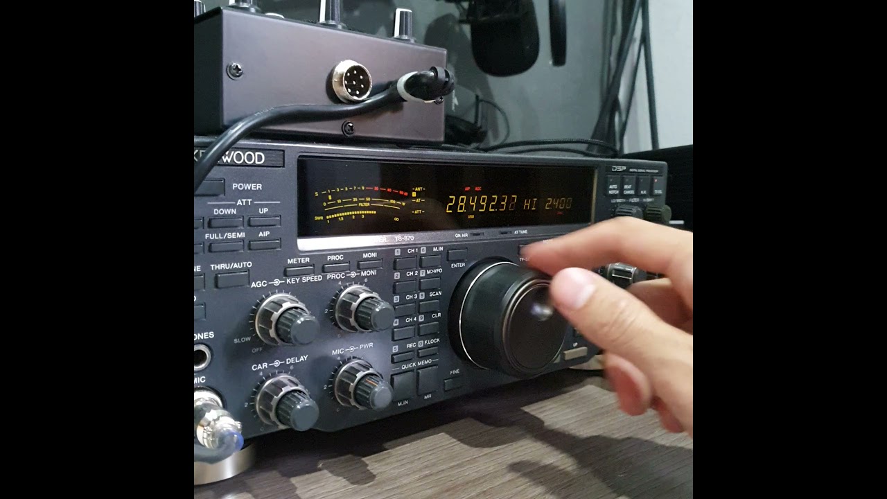 KENWOOD TS-870S 10m band #hamradio #radioamador #kenwoodts870 #10meterband