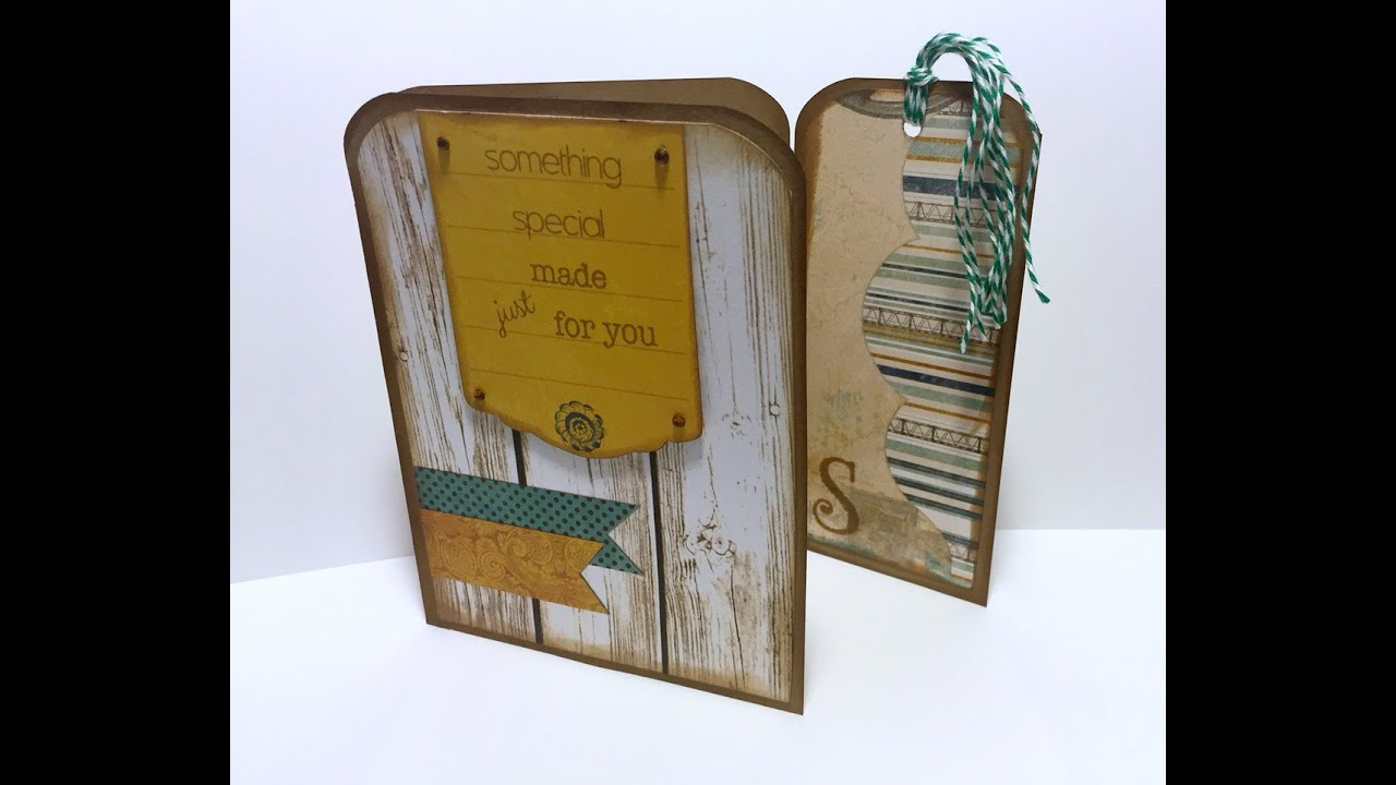 Bookmark Card Made With WRMK Flower Punch Board