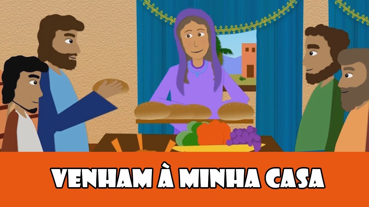 DESENHOS BÍBLICOS - VENHAM À MINHA CASA