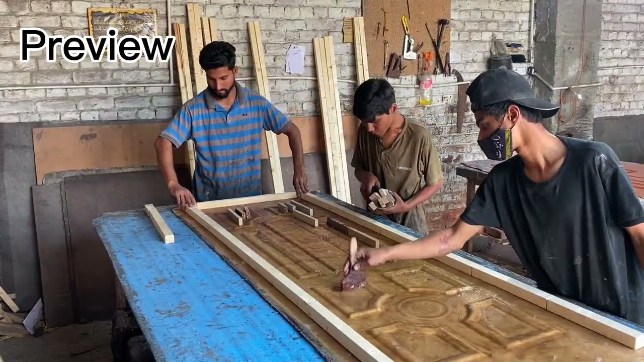 Making of Fiberglass Door | HOW FIBERGLASS DOOR IS MADE | How We Do It #process #industry #amazing