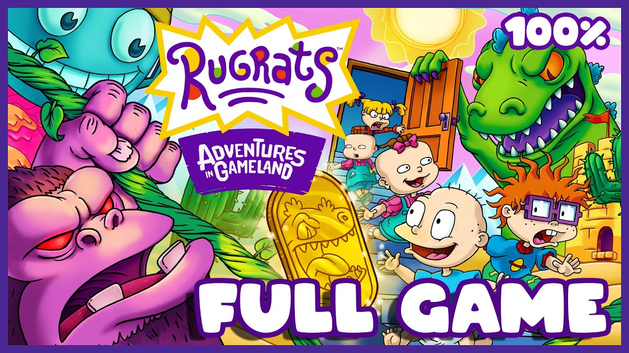Rugrats: Adventures in Gameland FULL GAME 100% Longplay (PS5)