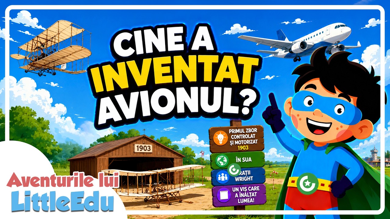 Cine a inventat avionul? - Aventurile lui LittleEdu