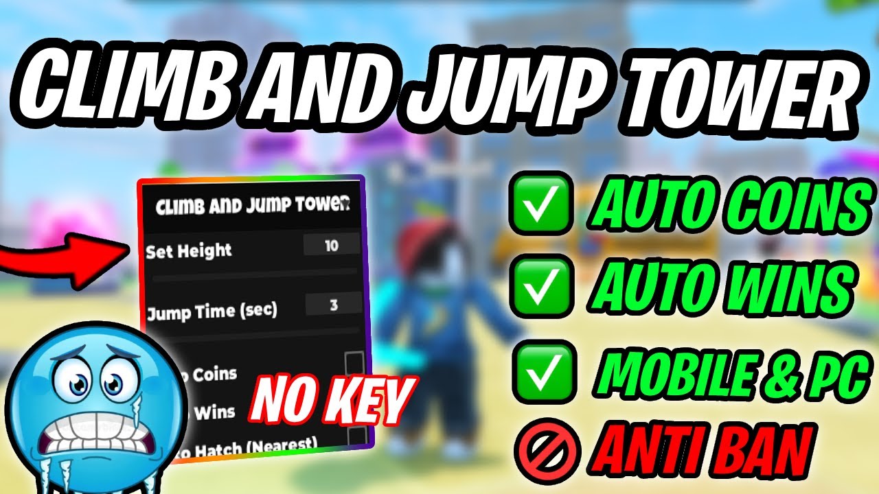 *НОВИНКА* Скрипт для лазания и прыжков по башням (PASTEBIN 2025) (АВТОМАТИЧЕСКОЕ ПОЛУЧЕНИЕ МОНЕТО...
