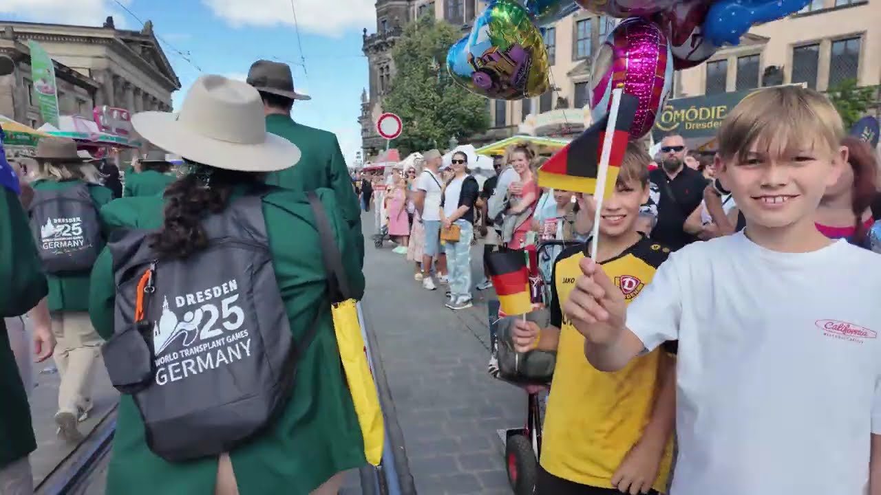 World Transplant Games Dresden Germany 🇩🇪 Walk of Nations Opening Ceremony 