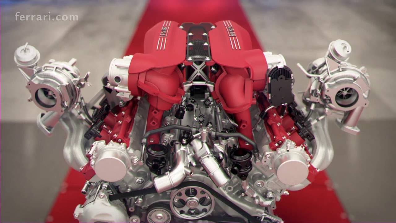 Ferrari 488 GTB - Powertrain