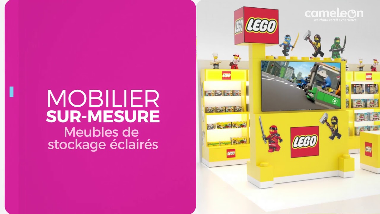 LEGO stratégie Marketing Point de Vente et PLV phygitales