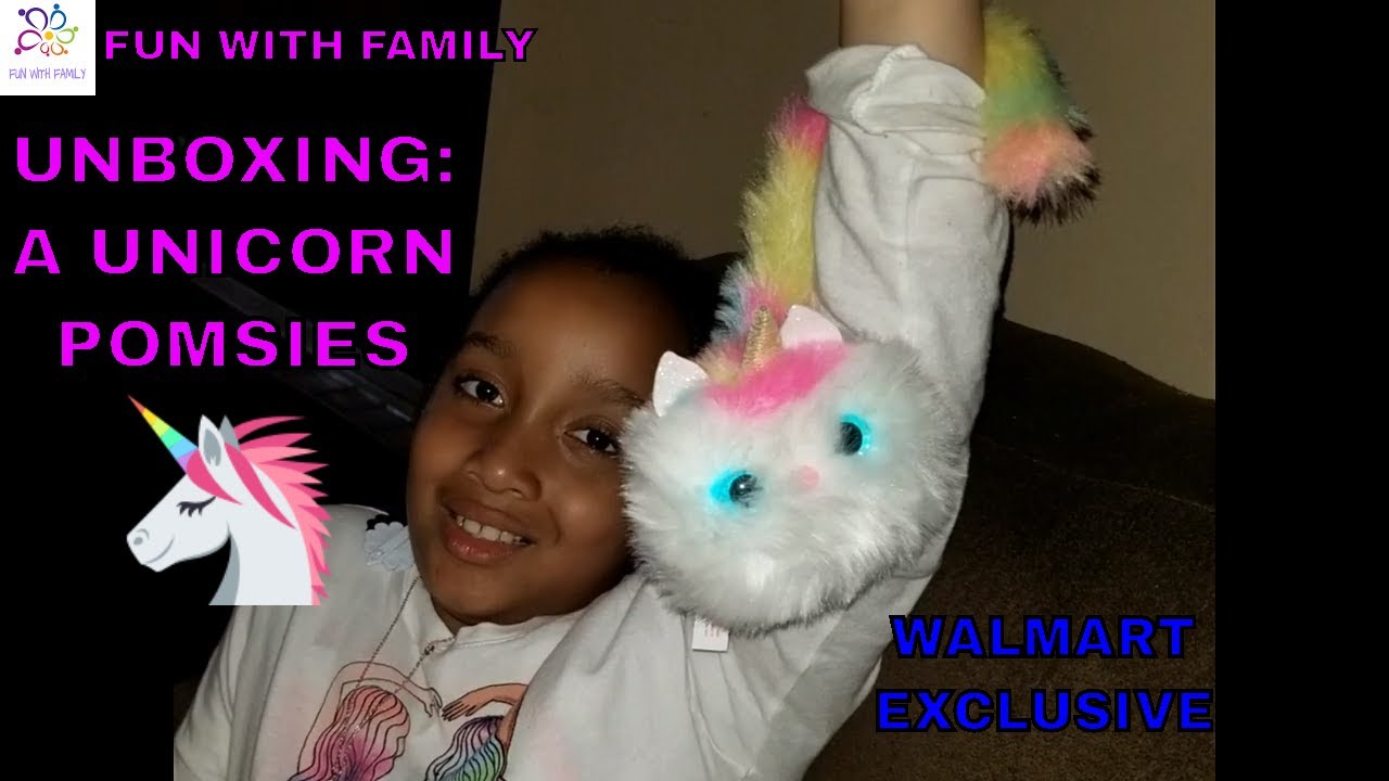 UNBOXING A UNICORN POMSIES / WALMART EXCLUSIVE