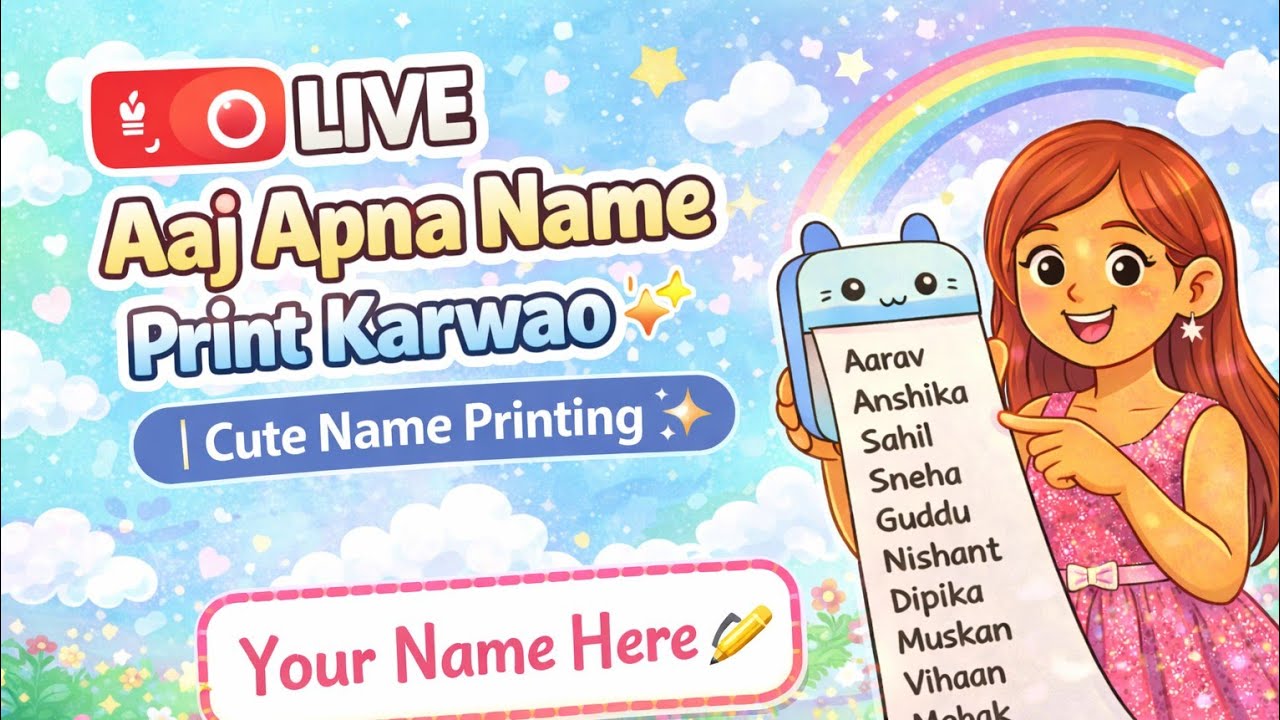 Name's Print 🖨️😍✨ Karwao Dosto ✨ Join Fast ✨ Comment Now ✨
