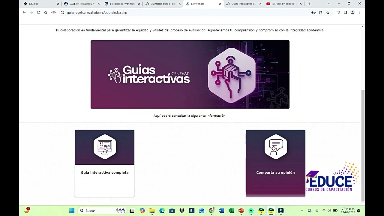 Guias CENEVAL GRATUITAS 2026