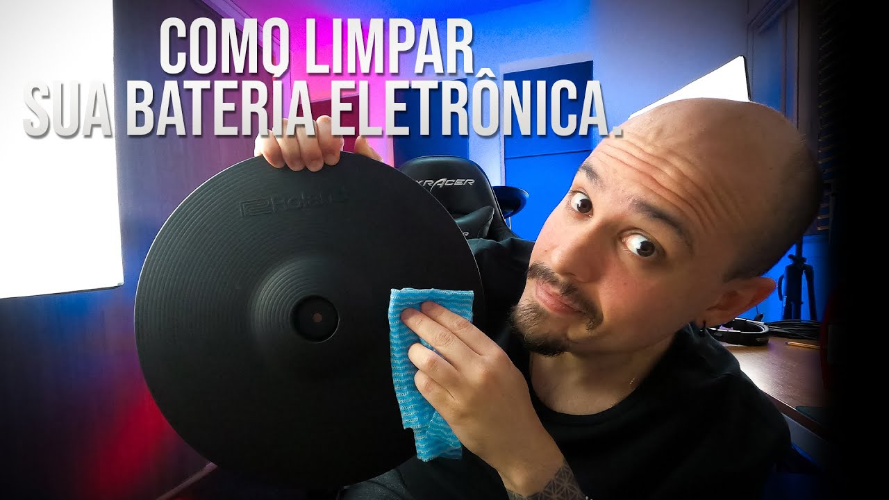 COMO LIMPAR OS PADS DE PRATO DE QUALQUER BATERIA ELETRÔNICA | BATERA DE APARTAMENTO |