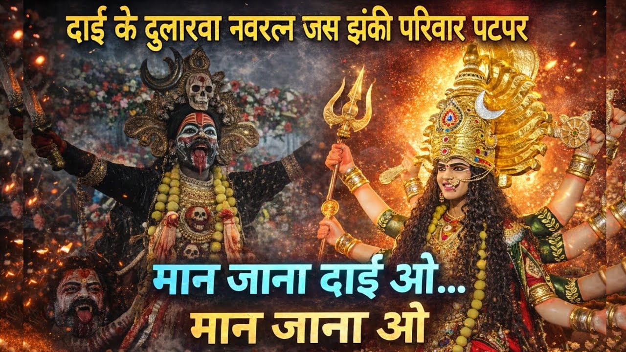 |🚩पटपर झांकी 2026🚩|मान जाना दाई वो मान जाना | तवेरा गांव में दुर्गा माता काली 🚩