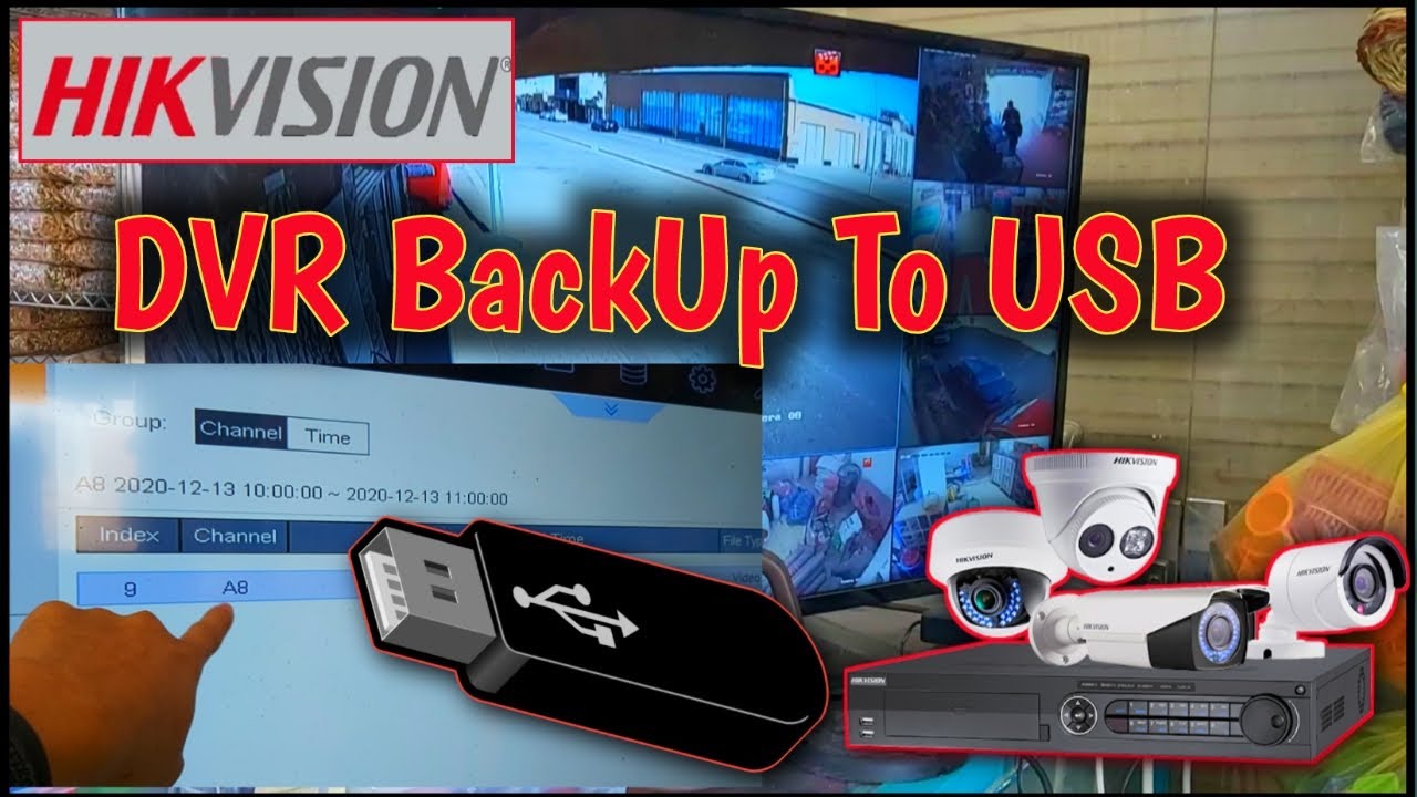 HOW TO BACKUP CCTV FOOTAGE | CCTV CAMERA BACKUP | DVR BACKUP TO USB