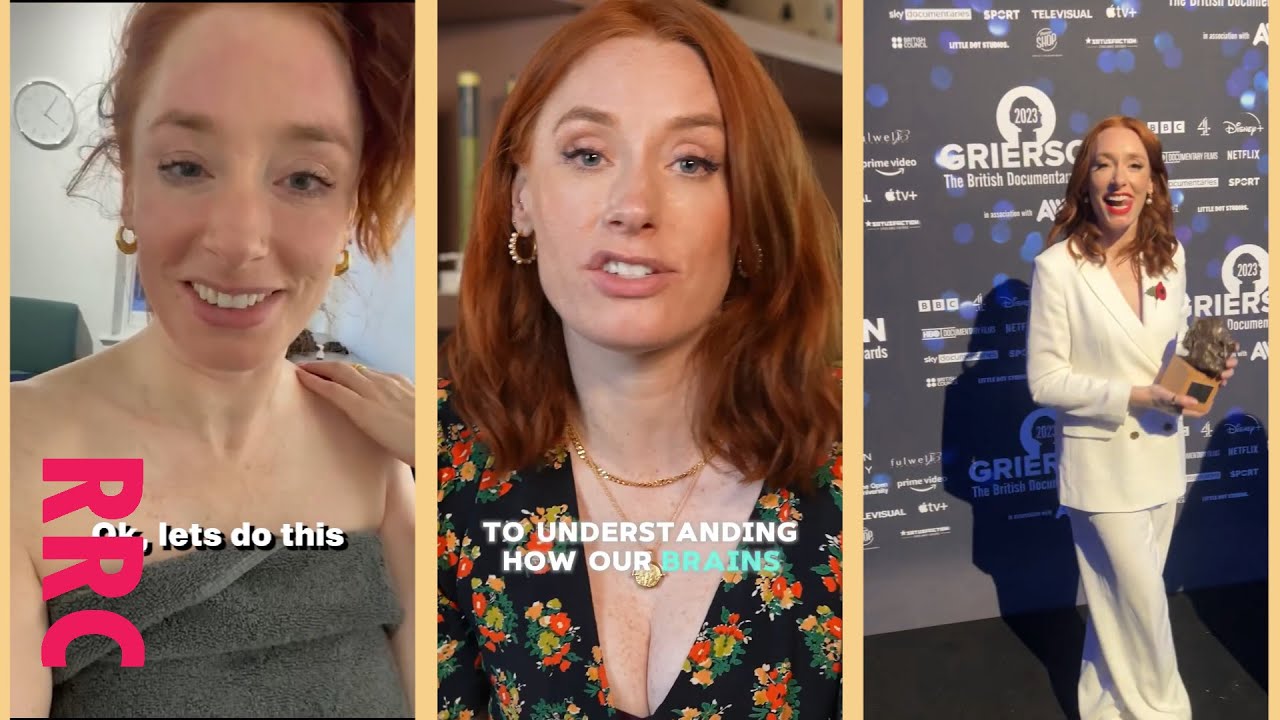 Hannah Fry @socials sexymix, cleavage & towel wrap
