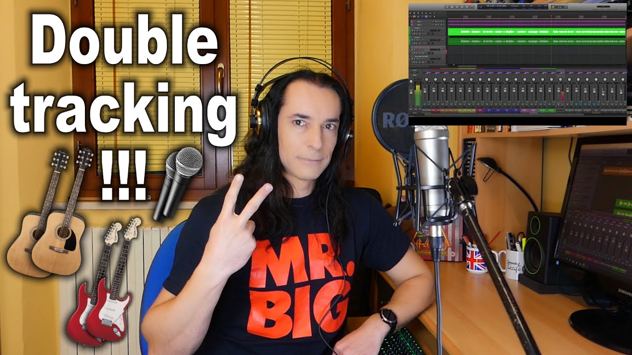 Double tracking: chitarre e voci potenti e avvolgenti con questa semplice tecnica di registrazione!