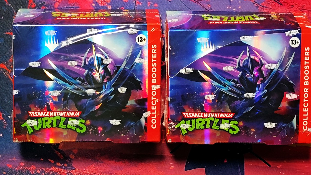 MTG Teenage Mutant Ninja Turtles Collector Unboxing - 1.9% Chance To Hit This Card
