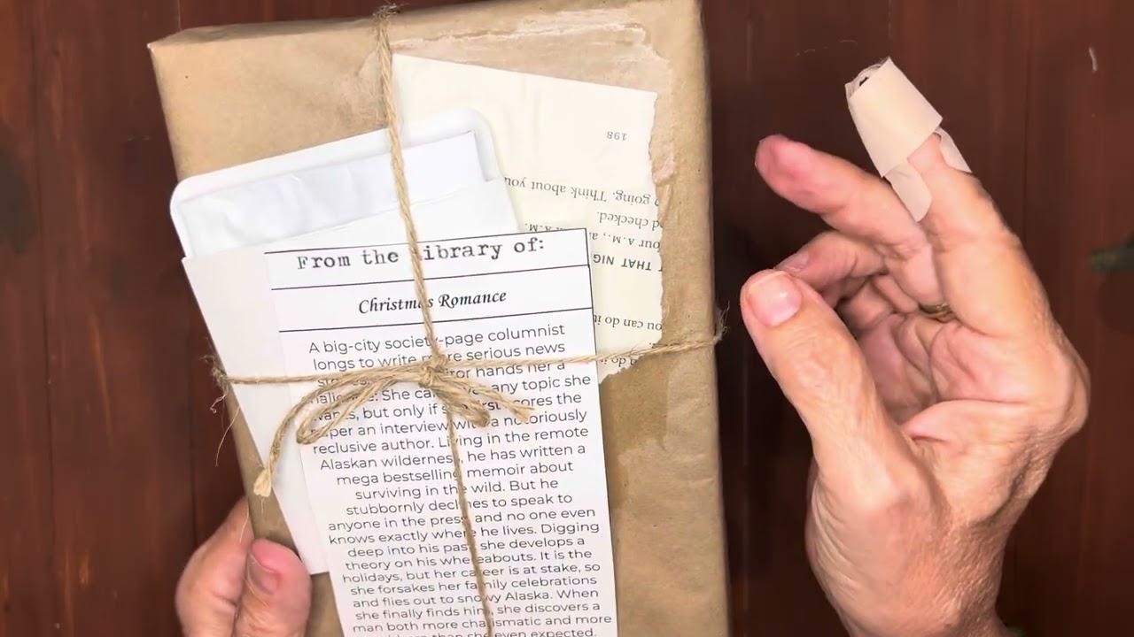 Mystery Book Package Unwrapping and Reaction