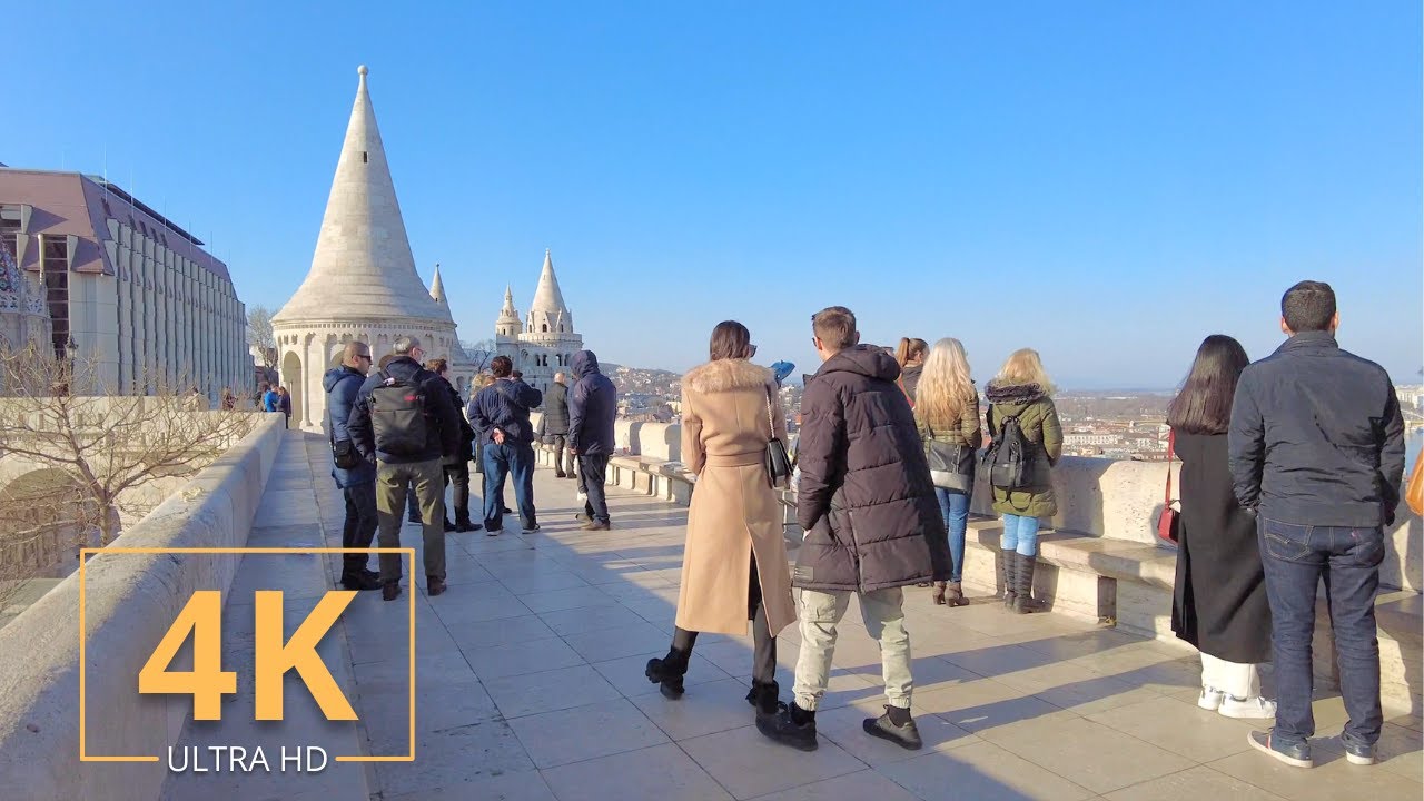 Budapest, Hungary 🇭🇺 | 4K | City Tour | Street Walk | Buda Castle Hill | Virtual Walking | 2022