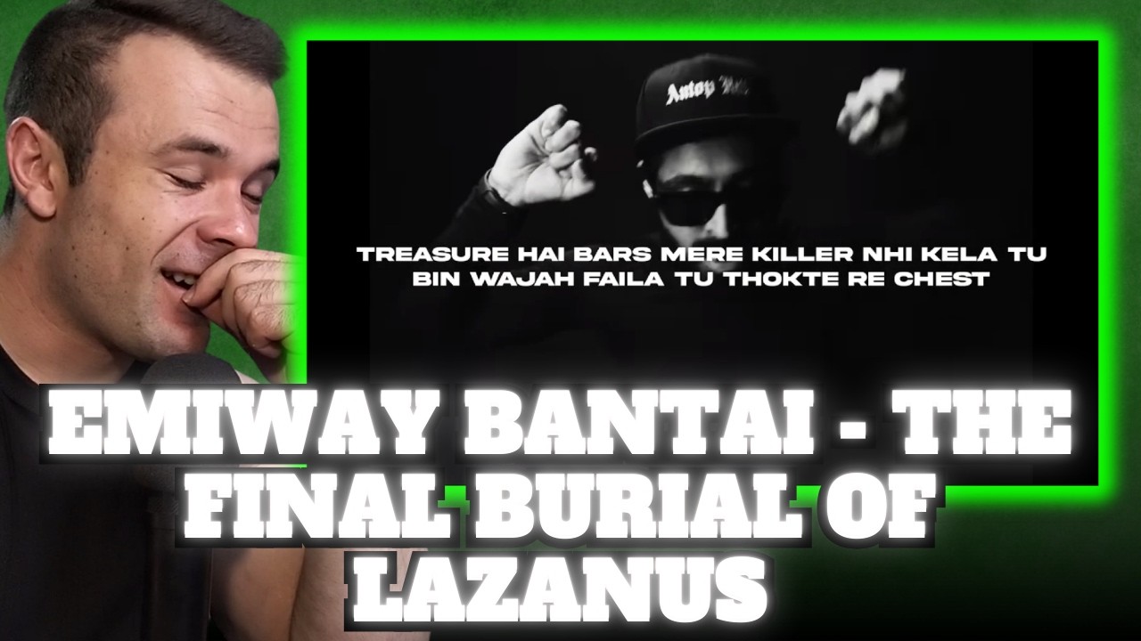 Bodybuilder Reacts To Emiway - THE FINAL BURIAL OF LAZANUS (ENGLISH SUBS)