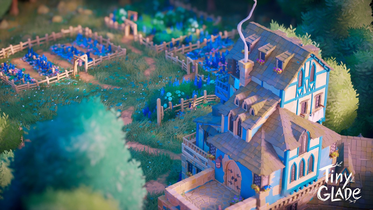 Building a Cozy Villa | Tiny Glade Longplay
