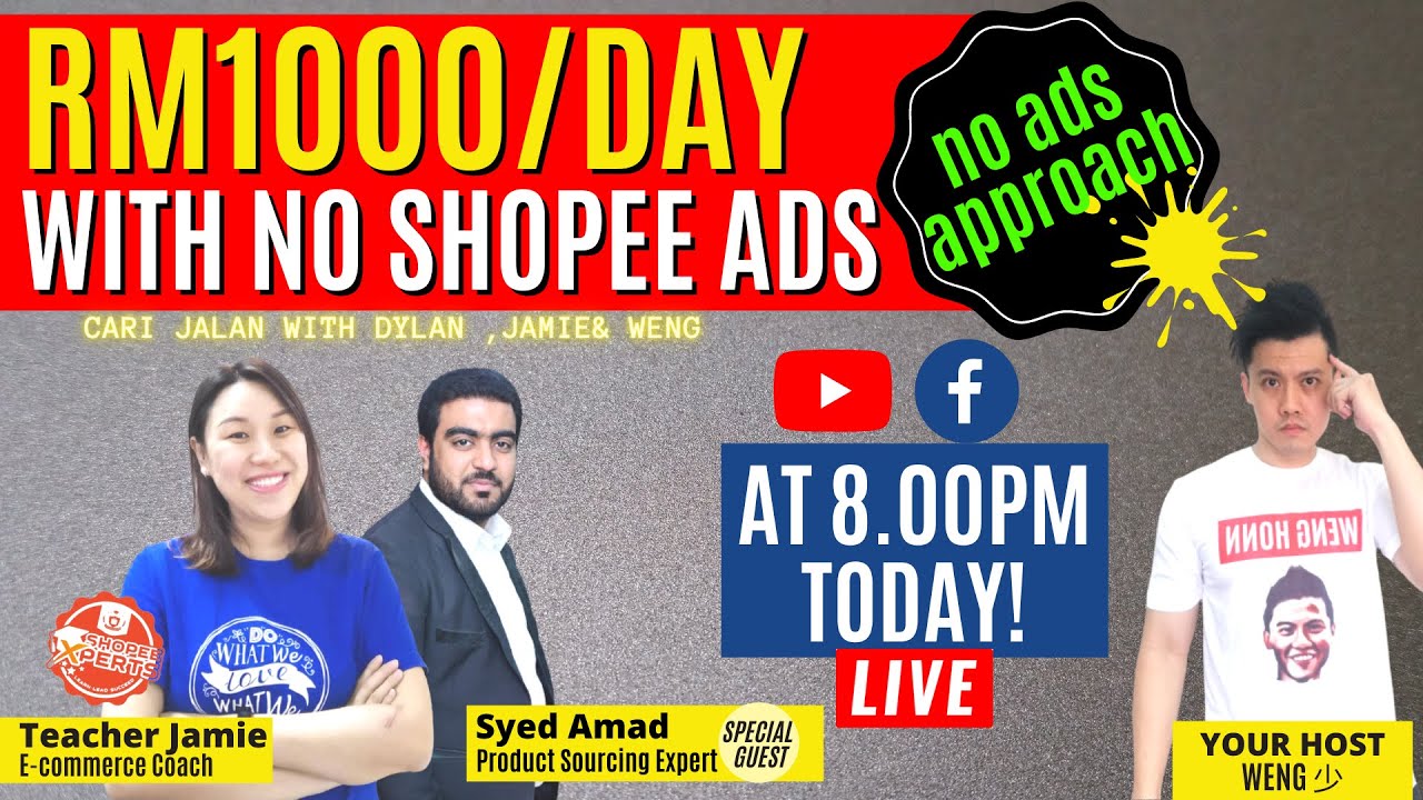How I Make RM 1000/ Day Without Shopee Ads