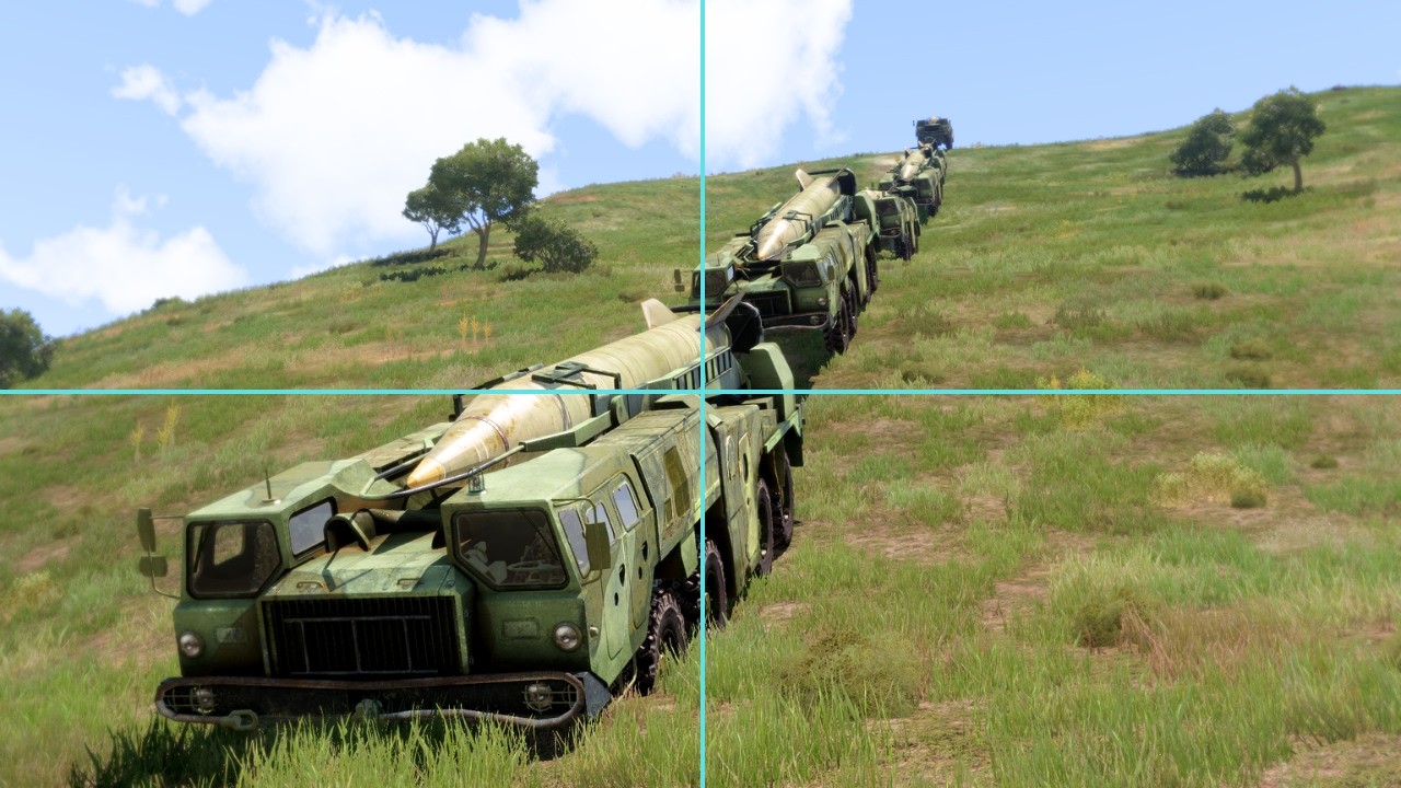 Russian Rocket Truck Descending Steep Mountain Route Destroyed by Missile