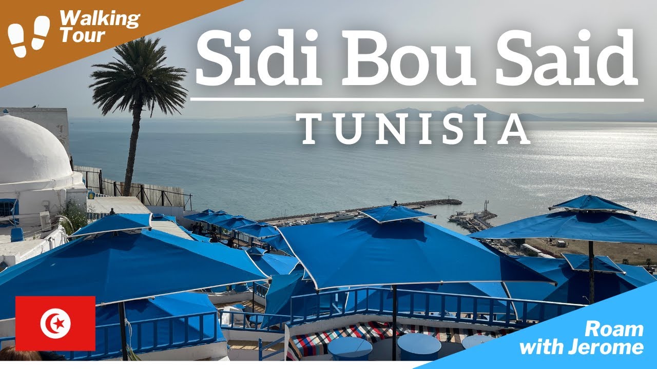 SIDI BOU SAID,  TUNISIA 🇹🇳 | WALKING TOUR IN TUNISIA [4K] | BEST IN TUNISIA