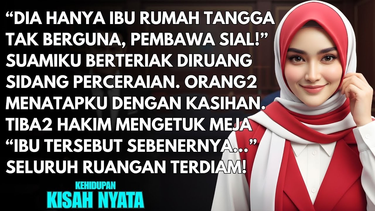 SUAMI TERTAWA MENGHINAKU SAAT SIDANG PERCERAIAN - TAPI APA YANG HAKIM KATAKAN BUAT DIA HISTERIS...