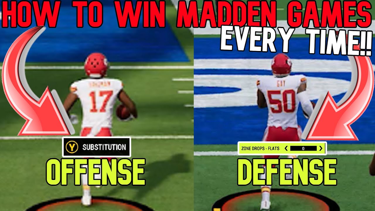 🏆How To Win Madden Games EVERY TIME! Offense & Defense Tips & Tricks You Need To DO EVERY GAMEPLAY!