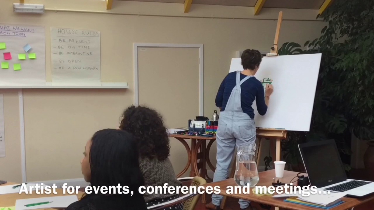 Live Sketching for meetings, events and conferences.