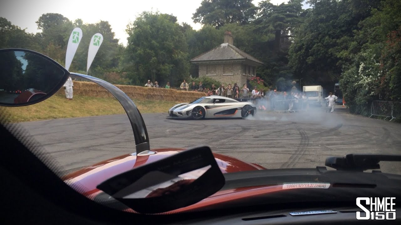 Koenigsegg One:1 - Donuts Onboard and Revs
