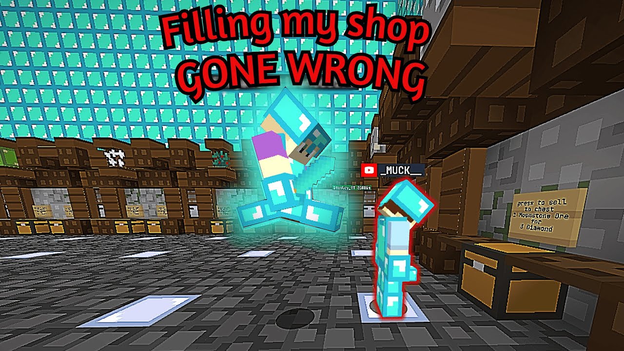 Restocking my whole shop ( GONE WRONG ) || Bloxd.io