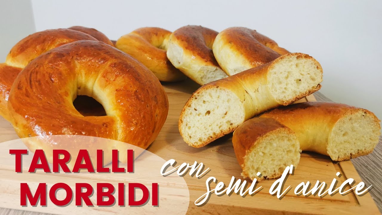 TARALLI MORBIDI con semi di ANICE | Taralli dolci calabresi