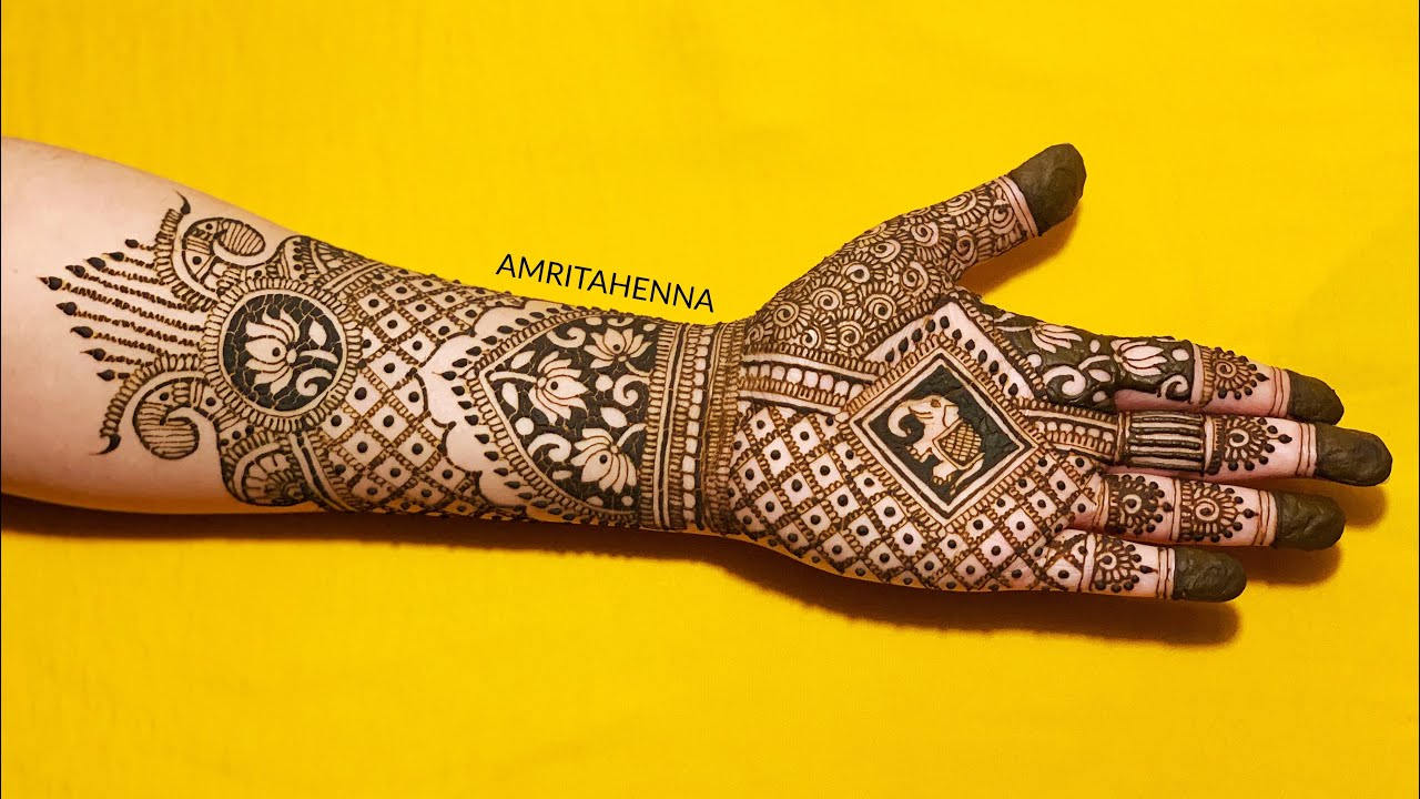 HEAVY INDIAN MEHNDI DESIGN FOR BRIDES AND WEDDINGS 2019