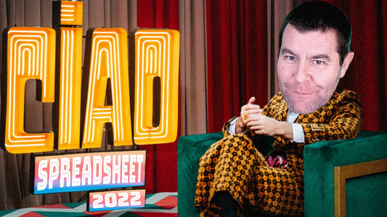 Ciao Spreadsheet 2022!