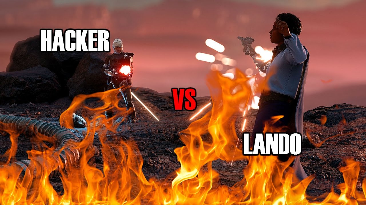 Hacker Vs Lando Glitcher - Star Wars Battlefront