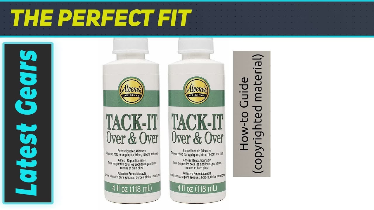 Aleene's Tack-It Over & Over 4oz (2-Pack) Bundled with How-to Guide: Is It the Best Reusable