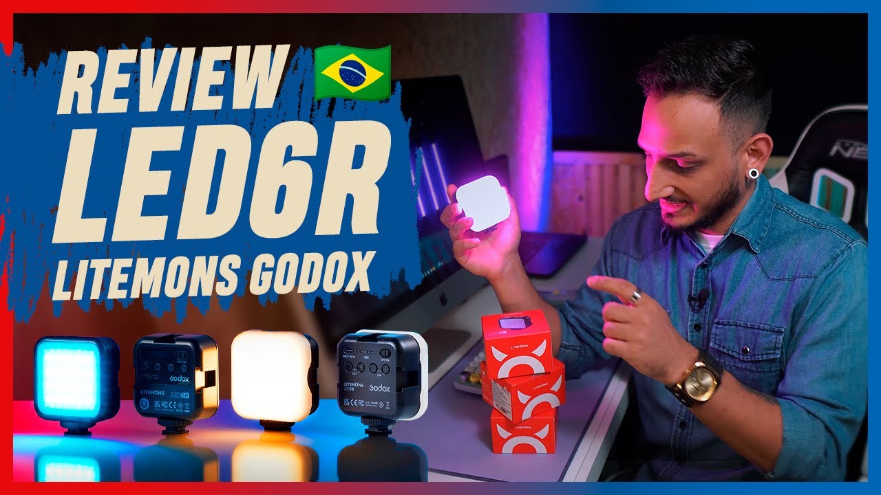 LED 6R Litemons @GODOXGlobal  | REVIEW COMPLETO em Português - 🇧🇷