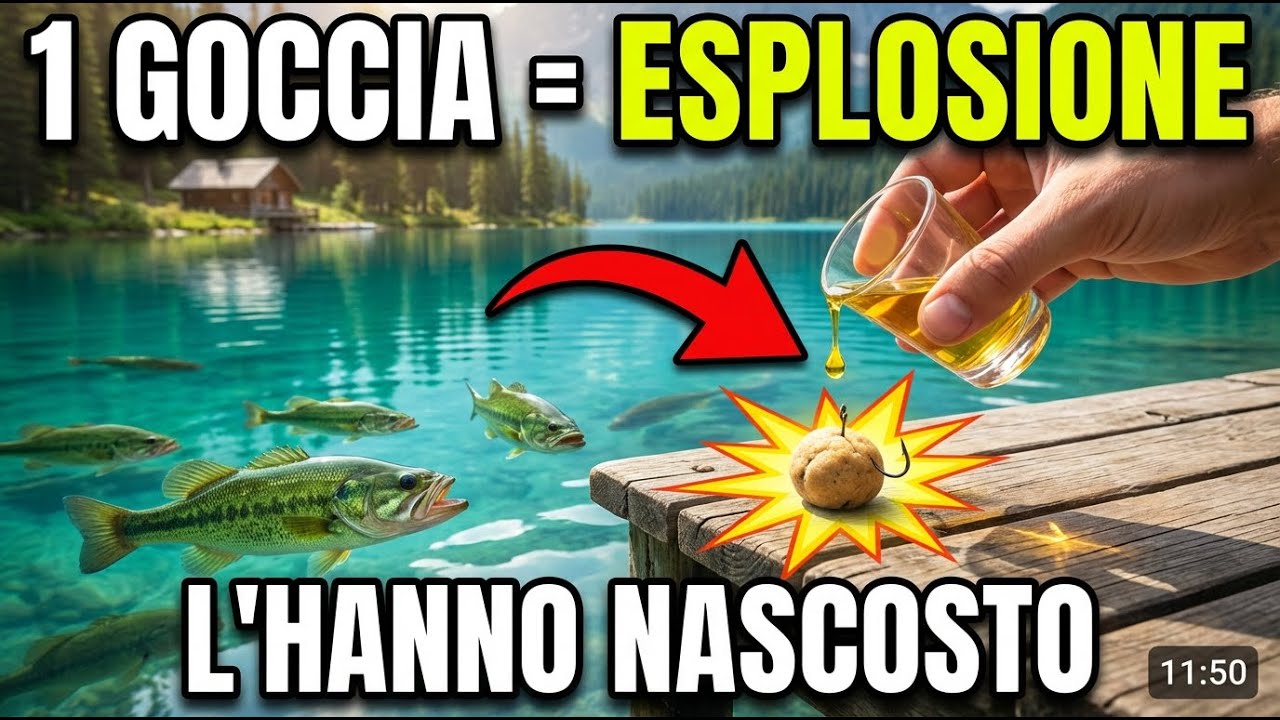 I pesci abboccheranno subito e triplicherai il pescato — mettilo una volta sull’esca!
