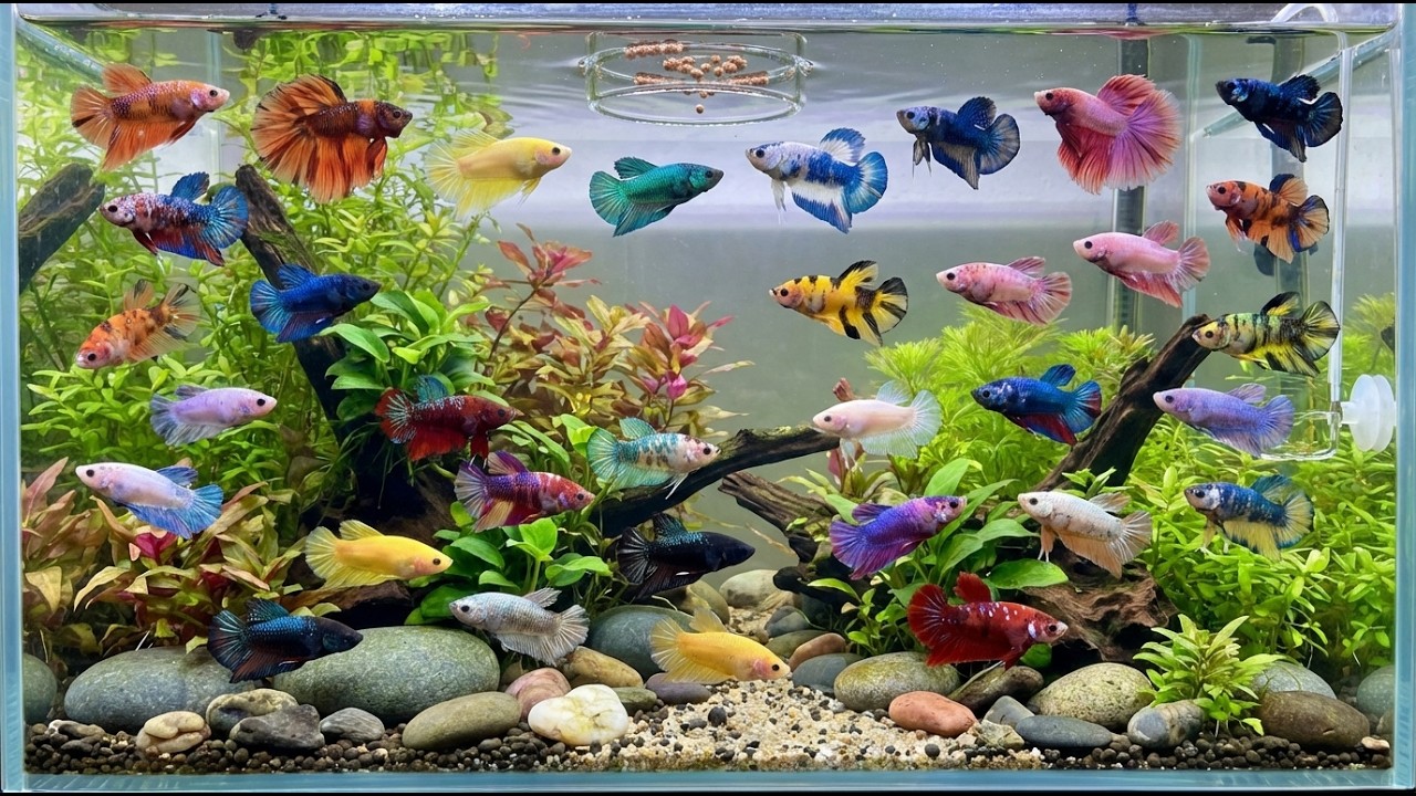 Betta Fish Showcase | Rare & Exotic Types You Must See! (4K Aquarium) #BettaFish #RareBetta #Exotic