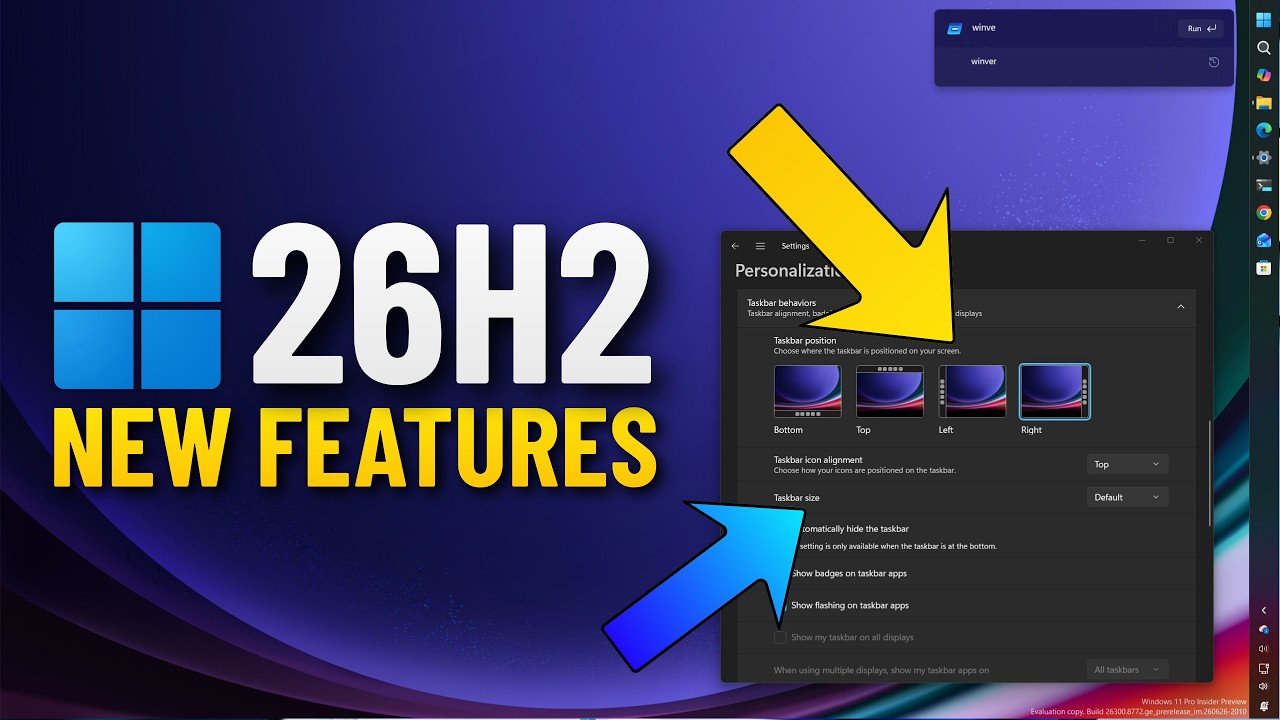 Windows 11 26H2: все НОВЫЕ функции // Полный гид