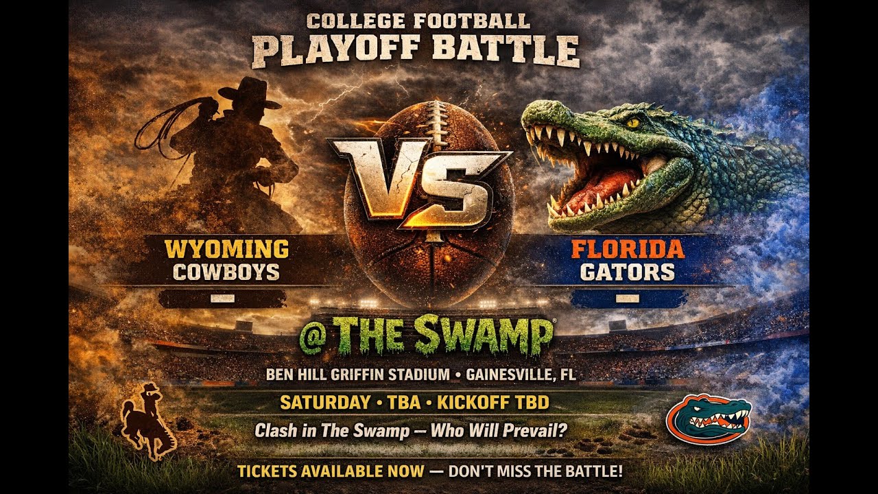 WE SNUCK INTO THE CFP AND VISIT THE SWAMP WYOMING COWBOYS REBUILD DYNASTY | COLLEGE FOOTBALL 26 |