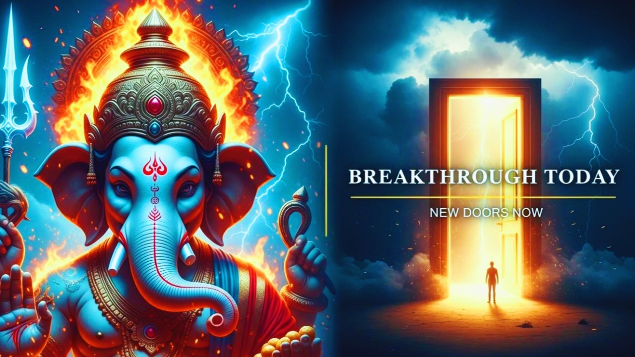 Need a Breakthrough Today? Ganesha Mantra ⚡🚪 Om Gam Ganapataye Namaha for New Doors 🕉️🐘