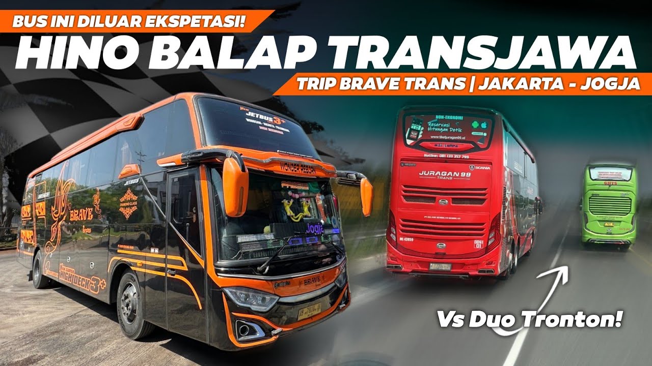 GOKIL‼️😆 TERNYATA NAIK BUS INI DILUAR EKSPEKTASI‼️😲 - Trip Brave Trans Bekasi - Yogyakarta 